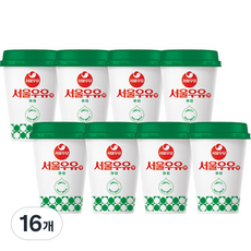 서울우유 서울우유맛 원컵 달달한 흰우유맛, 25g, 16개