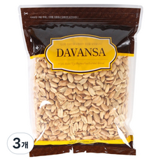 다반사 튀김땅콩, 1kg, 3개 1kg, 3개