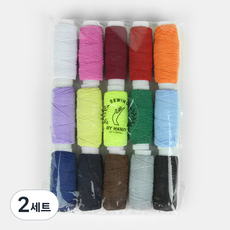 컬러 실고무 15종 세트, 혼합색상, 2세트