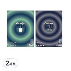 Formtec 分類標示用標籤 54格 LS-3110 100張 + 全張標籤 20張, 2套