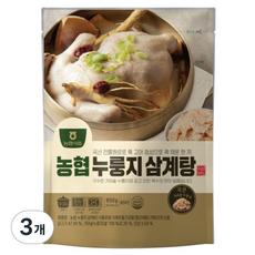 농협식품 누룽지 삼계탕, 850g, 3개