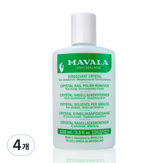 MAVALA Crystal指甲油卸甲水 綠色, 100ml, 4個