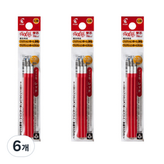 PILOT 百樂 FRIXION 纖細原子筆專用筆芯 0.38mm, 紅色, 18個