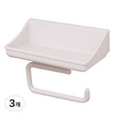 Winprice 神奇衛生紙架, 白色, 3個