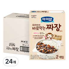 아이얌 바로 먹는 소스, 짜장, 160g, 24개