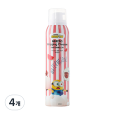 미니언즈 휘핑 클렌저 수박향, 4개, 200ml