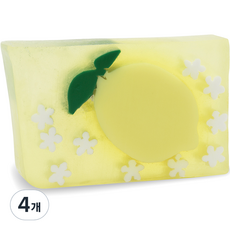 프라이멀엘리먼츠 바디솝 캘리포니아 레몬, 4개, 165g