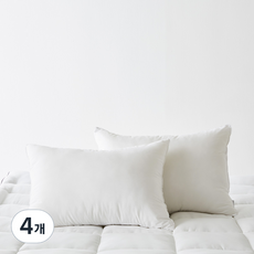 라뽐므 노르빅 중량 조절 호텔 베이직 베개솜, 퓨어화이트, 4개