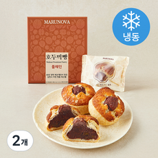 마루노바 김천 호두먹빵 플레인 4구 (냉동), 240g, 2개