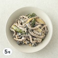 더반찬 들깨 느타리버섯 볶음, 80g, 5개