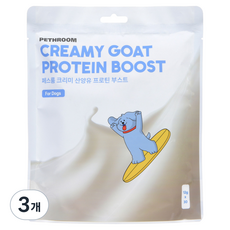 페스룸 강아지 크리미 산양유 프로틴 부스트 30p, 360g, 3개, 닭가슴살