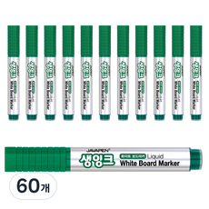 JAVAPEN 直液式白板筆, 60個, 綠色