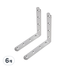 不鏽鋼置物架, 6個