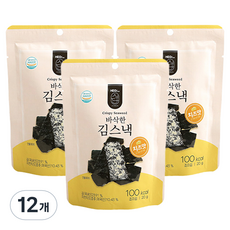 허닭 바삭한 김스낵 치즈맛, 20g, 12개