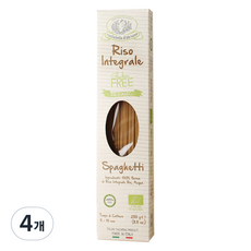 루스티켈라디아브루초 리소 인터그랄 글루텐 프리 유기농 스파게티면, 250g, 4개