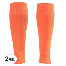運動加壓小腿套 橘色 雙腳組, 2套