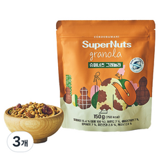 烘烤燕麥穀片, 3包, 150g