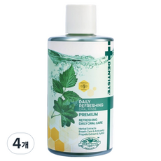 덴티스테 리프레싱 오랄 린스, 4개, 500ml