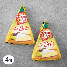 꾀르 드 리옹 르 브리, 125g, 1개입, 4개