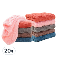 Casa Life 加厚超細纖維廚房抹布 隨機出貨, 20個