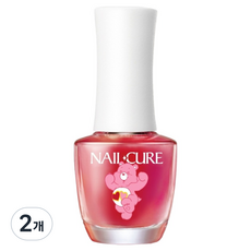 반디BANDI 케어베어 네일큐어 핑크 다이아 강화제, 2개, 7ml