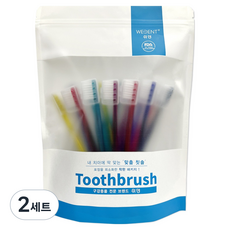 WEDENT 威登 月拚接頭牙刷 孕婦用 7入+產婦用 5入組, 2套