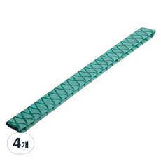 999Fishing 熱縮管 橡膠 50cm 釣魚竿握把 28mm, 綠色, 4個
