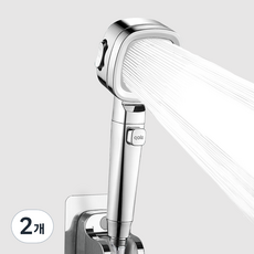 Kkalkkomsyap 高壓蓮蓬頭, 2個, 銀色