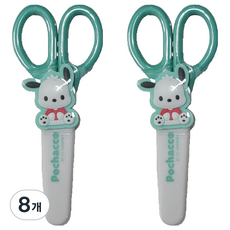 산리오 캐릭터즈 안전캡 가위, 8개, 포차코