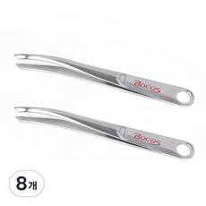 보카스 3 Way 멀티 족집게 TW-100, 실버, 8개