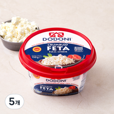 도도니 크럼블드 페타 치즈, 150g, 1개입, 5개
