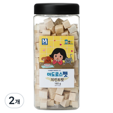 마도로스펫 반려동물 치킨트릿, 치킨, 160g, 2개