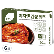 EZ'n 醃泡菜袋, 8入, 6個, 特大號(約20棵)