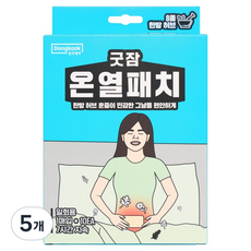 굿잠 온열패치 10p, 5개