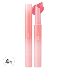 맥퀸뉴욕 테이퍼 캔들 멜팅밤 립스틱, 01 핑크 샌즈, 1.8g, 4개