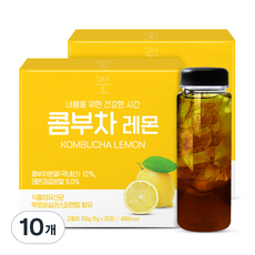 데이앤 콤부차 레몬 + 전용보틀, 5g, 30개입, 10개