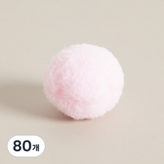 플라워트리 스티로폼 볼 만들기 DIY 폼폼이 4cm, 연핑크, 80개