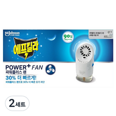 에프킬라 리퀴드 파워플러스팬 살충제 본품 2p + 리필 45일 무향 2p 세트, 33ml, 2세트