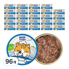 동원뉴트리플랜 고양이 간식캔, 참치와 삼치, 90g, 96개