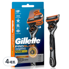 Gillette 吉列 ProGlide電動刮鬍刀+刮鬍刀頭組, 4組