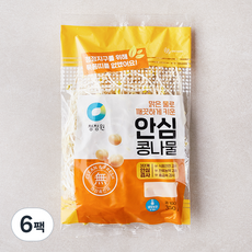청정원 안심 콩나물, 350g, 6팩