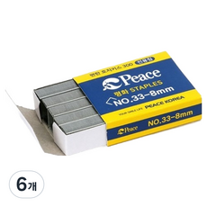 피스코리아 편한 호치키스 300 전용침 8mm, 6개, 33호침
