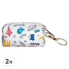 바이데 강아지 편한 풉백파우치, 2개, 1개입, 칼라풀화이트