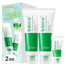 make p rem Inteca 舒緩潔面乳 120ml x 2入 + 15ml 套組, 2套