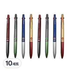 1977아토 마블 캐릭터 3색 볼펜 4종 0.7mm, 스파이더맨 + 헐크 + 캡틴아메리카 + 아이언맨, 10세트 스파이더맨 + 헐크 + 캡틴아메리카 + 아이언맨, 10세트