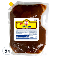 오뚜기 오쉐프 바베큐소스, 1kg, 5개