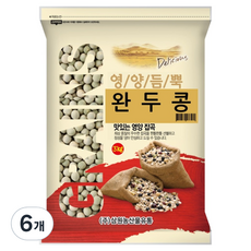 삼원농산 캐나다산 수입 완두콩, 3kg, 6개
