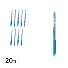 파이롯트 쥬스 젤잉크펜 0.5mm LJU-10EF, 메탈릭블루, 20개
