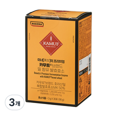 로지나 미녀의 프리미엄 골드 카무트효소 브랜드밀 30p, 3개, 90g