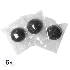 Darkness 竹炭蒟蒻粉撲 3入, 單色, 6個